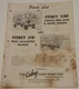 COBEY 51B Rear Unloading Wagon & 51BF Forage Feeder Wagon Parts List Manual
