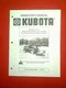 KUBOTA F2000 F2100 F2400 TRACTOR MOWER ATTACHMENT MODEL F3619 OWNER PARTS MANUAL
