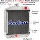 121462-44500 2 Row Aluminum Radiator For Yanmar Tractor YM1401 YM1502 YM1510