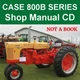 CASE JI 800B Series Tractor Workshop SERVICE Maintenance Shop Repair MANUAL CD