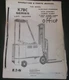 YALE K78C SERIES FORKLIFT LIFT TRUCK OPERATION & PARTS MANUAL BOOK
