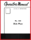 International Harvester 151 200 2 Disc Plow IH Manual 1pt 2pt 3pt Farmall 140