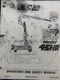 JLG 45HA man lift operators, safety, service, and specifications manual