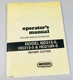 Woods Md315-5 Hd315-5 Hd210R-5 Rotary Cutter Mower Deck Operators Owners Manual