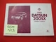 1980 VINTAGE OEM DATSUN 200SX S110-D MODELS OPERATING OWNER'S MANUAL GC