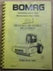 BOMAG BW213DH3 BW213PDH3 BW213PDBH3 ROLLER OPERATION & MAINTENANCE MANUAL BOOK