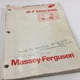 Genuine Massey Ferguson 8450/8460 Combine Manual 1449622M1 Dealer 1989