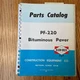 Blaw-Knox PF-220 ASPHALT PAVER-FINISHER PARTS MANUAL CATALOG BOOK LIST GUIDE IR
