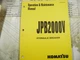 KOMATSU JPB2000V HYDRAULIC BREAKER OPERATION AND MAINTENANCE MANUAL 1999