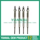4X 8-98290755 Glow Plug 12V For Isuzu 4HK1 Sany SY155W excavator Engine