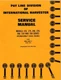 TD7 TD8 TD-7E C Loader Tractor Service Repair Shop Manual IH Crawler 310 358 DVD