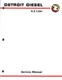 1981-1998 Detroit Diesel 8.2L Fuel Pincher Engine Factory Service Manual 6SE421