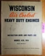 Wisconsin ACN BKN Engine Instruction Book & Parts List Manual MM-270-A