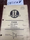 I&T Tractor Shop Service Repair Manual Ford FO-18