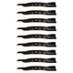 Nine (9) Blades Fits Kubota Mower 54" K5617-34330 ZG23 Z125E Z125S ZG127 ZG2354