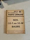 Vintage 1953 International McCormick 55-T 55-W Balers Parts Catalog 