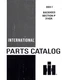International 3142 A 3142A Backhoe Hoe TD-7 TD7E TD-8 E 100-E 125-E Parts Manual