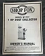 Shop Fox W1727 1-HP Dust Collector Instruction Manual