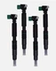 For Bobcat Doosan 4PCS Fuel Injectors Delphi  7261663  400903-0043E  28347042