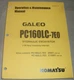 KOMATSU PC160LC-7E0 EXCAVATOR OPERATION & MAINTENANCE BOOK MANUAL 20001- C10001-