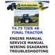 NEW HOLLAND T4.75 POWERSTAR TIER 4B FINAL TRACTOR MANUAL  SERVICE ENGINE PDF