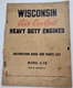 Wisconsin Air Cooled Heavy Duty Engines Instruction Book Parts List Model S-7D