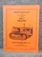 Allis Chalmers Model HD7 Crawler Tractor Parts Book Catalog Manual TPL-129E