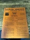 Kohler K141T Wheel Horse Operating  Manual