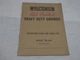 Wisconsin Model TR-10D Air Cooled Engine Instructions Book and Parts List Manual