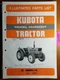 Kubota M4950DT Tractor Illustrated Parts List Manual 07909-60800 10/82