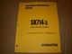 Komatsu SK714-5 Skid Steer Loader Operation Maintenance Manual  37AF01876 - up 