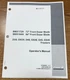 Case IH Operator&rsquo;s Manual BMX172H, BMX184 Front Dozer Blade 87300548