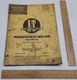 I&T SHOP SERVICE - MINNEAPOLIS-MOLINE SHOP MANUAL - Manual No MM-15 - #7852