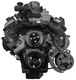 Chevy 8100 V-Belt System Alternator Short Water Pump Low Driver's L18 10Si Black