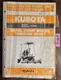 Kubota F2100E Diesel Front Mower Illustrated Parts List Manual 97898-40680 3/90