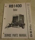 Gehl RB1400 RB 1400 Round Baler Parts Catalog Manual