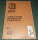 CAT CATERPILLAR 173B 183B HYDRAULIC CONTROL PARTS MANUAL BOOK SN 34H 35H 36M 37M