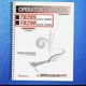 TAKEUCHI TB285 TB290 Hydraulic Excavator Operators Manual, LOOP FIXED - COVERING