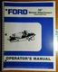 Ford 38" Mower 9607439 for LT YT Tractor 1988-89 Operator Manual with Parts 2/89