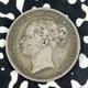 1884 Great Britain Victoria 1 Shilling Lot#JM1371 Silver! Nice!