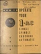 Warner & Swasey How To Operate Your 1-AC (1952) 38 Pages Single Spindle Chucking