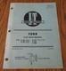 Ford 9000 8000 7000 5000 4000 3000 2000 Tractor I&T Flat Rate Manual FO28 shop