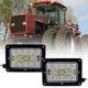 2X 60W LED Front Hood Headlight Hi/Low Beam For Case IH 9210 9310 9330 9350