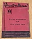 International Harvester Special Attachments UD-16 Power Units Operators Manual