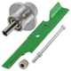 Caltric Deck Spindle & Blade w/Bolt For Scag SSZ4818CV ST-11B ST-12B ST-13KA 48"