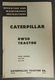 Caterpillar DW20 Tractor Operation Maintenance Instructions Manual Form 31436-1