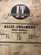 I&C SHOP MANUAL#AC-11; COVERS ALLIS-CHALMERS B,C,CA,G,RC,WC,WD,WD45,WF-USED COND