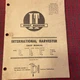 INTERNATIONAL HARVESTER SERVICE MANUAL IH-8 Tractor & Implement 🇺🇸