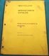 NEW HOLLAND B-104 B-124 B-134 BACKHOES PARTS CATALOG BOOK MANUAL