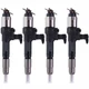 4Pieces Fuel Injector 1J500-53050 for Kubota V3800 M100 M110 M4N-071 M8560 M9960